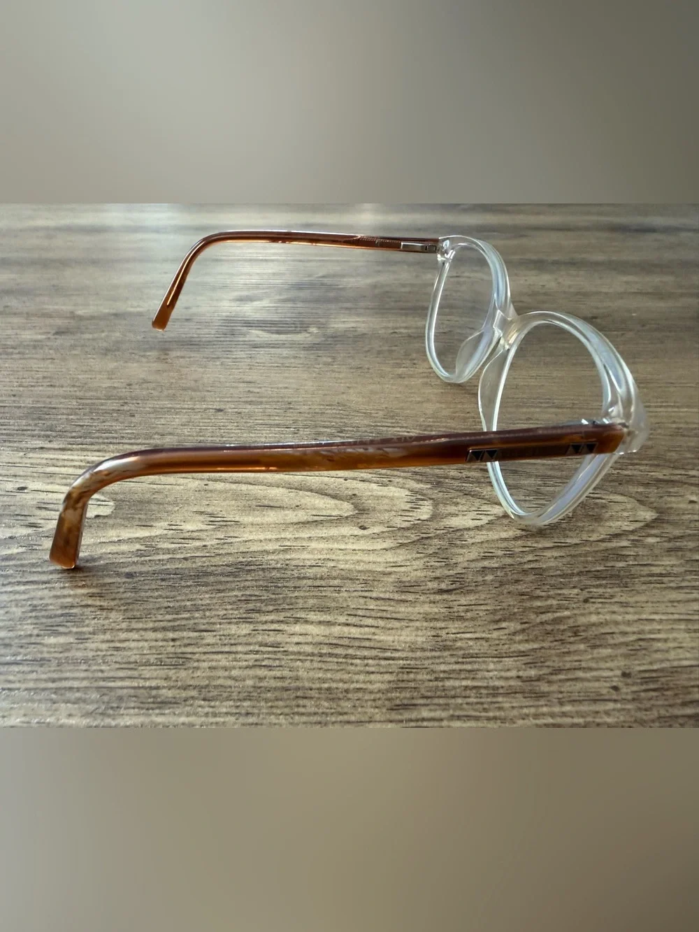 Via Spiga Eyeglasses Womens Clear Brown Nella 600 Zyloware 135mm 55mm FRAMES